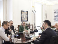 Στη συνάντηση Μητσοτάκη με τον Γενικό Πρ...