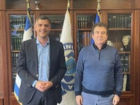 Συνάντηση πολιτευτή ΝΔ Αχαΐας Ανδρέα Τσώ...