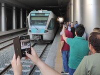 Το τρένο έφτασε επιτέλους στην Αιγιάλεια...