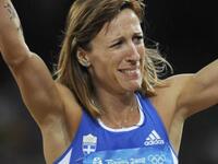 Η Ολυμπιονίκης Πηγή Δεβετζή αποχαιρετά τ...