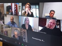 Τηλεδιάσκεψη με τον υφυπουργό Παιδείας γ...