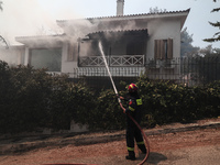 Στις φλόγες σπίτια και αυτοκίνητα σε Ροδ...