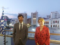 Ο Υφυπουργός Πολιτισμού Νικόλας Γιατρομα...