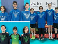 Δέκα νεαροί αθλητές της Ακαδημίας των Σπ...