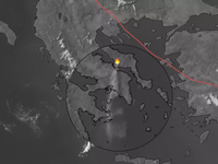 Φωτιά στην Εύβοια: Ο καπνός έφτασε μέχρι...