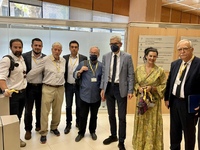 Συνάντηση του Άγγελου Τσιγκρή με τη Διοί...