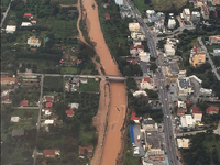 Η κακοκαιρία στην Αττική από ψηλά: Πλημμ...