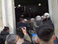 Ηράκλειο: Επεισόδια έξω από τα δικαστήρι...