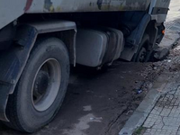 Πάτρα: Καθίζηση δρόμου στο Δασύλλιο - Απ...