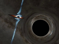 Δίδυμο γιγάντιων μελανών οπών στο κέντρο...