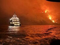 Φωτιά στην Ύδρα: Διάσπαρτες εστίες μετά ...