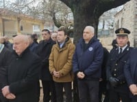 Ο Φωκίων Ζαΐμης στο μνημόσυνο για τις εκ...