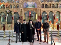 Ο Μητροπολίτης Πατρών Χρυσόστομος στα Τσ...