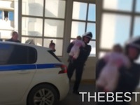 Πάτρα: H στιγμή που το περιπολικό φτάνει...