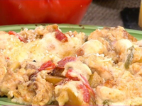 Κοτόπουλο ογκρατέν με πατάτες και γραβιέ...