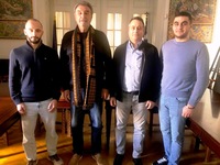 Ο Αντιδήμαρχος Τάκης Πετρόπουλος, συναντ...