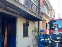 Αιτωλικό: Φωτιά σε μονοκατοικία - Οι πυρ...