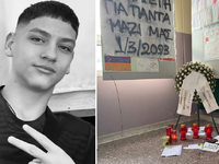 Τραγωδία στα Τέμπη: Συγκινούν οι συμμαθη...