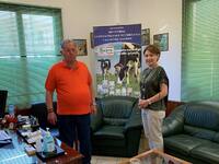 Επίσκεψη Χριστίνας Αλεξοπούλου στη γαλακ...