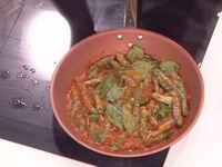 Χειροποίητα ζυμαρικά με ανθότυρο και σπανάκι