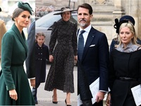 «Μάθημα» κομψών royal coatdresses στο ετ...