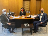 Ο Δήμαρχος Κάτω Αχαΐας πήγε στο Υπουργεί...