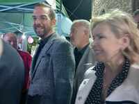 Η Γεωργία Ντάτσικα στα εγκαίνια της Αγρο...