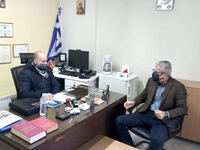 Ο Άγγελος Τσιγκρής επισκέφθηκε την Αστυν...