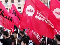 Συγκέντρωση από την ΑΝΤΑΡΣΥΑ στην πλατεία Όλγας