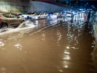 Κακοκαιρία Byron: Πλημμύρες στη Μάνδρα, ...