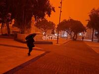 Απόκοσμες εικόνες: Το Ηράκλειο «θάφτηκε»...