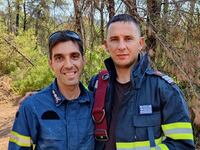 Φωτιές: Έλληνας και Ρουμάνος πυροσβέστες...
