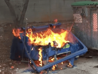 Αγρίνιο: Έβαλε φωτιά σε 6 κάδους απορριμμάτων