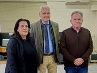 Ο Αντιπεριφερειάρχης Φωκίων Ζαΐμης επισκ...