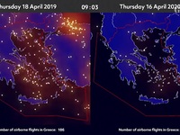 Κορωνοϊός: Άδειασαν οι ουρανοί από αεροπ...