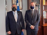 Ο Υφυπουργός Εξωτερικών Ανδρέας Κατσανιώ...