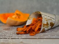 Ψητά τσιπς κολοκύθας