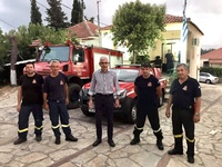 Ο Άγγελος Τσιγκρής στο Πυροσβεστικό Κλιμ...