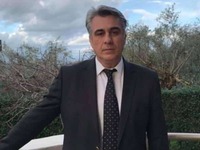 Με τον πρόεδρο της ΔΕΥΑΔ Παναγιώτη Κουνά...