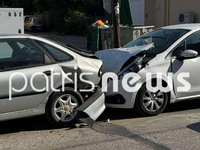 Αμαλιάδα: 2 τραυματίες σε τετραπλή καραμπόλα