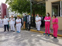 Οι νοσηλευτές του Νοσοκομείου Άγιος Ανδρ...