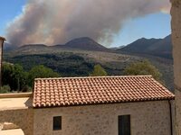 Μεγάλη φωτιά στη Λακωνική Μάνη