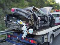 Τροχαίο κοντά στη σήραγγα της Παναγοπούλ...