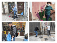 Πάτρα: Πήραν σκούπες, φαράσια, σακούλες ...