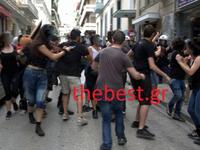 Ένταση και δακρυγόνα στην Πάτρα για του...