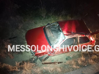 Μεσολόγγι: Θανατηφόρο τροχαίο με θύμα 27χρονο