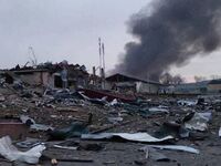 Οι στιγμή που Ουκρανοί στρατιώτες φυγαδε...