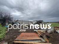 Ηλεία: Στάβλος κατέρρευσε μετά το πέρασμ...