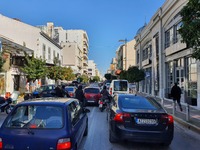 Πάτρα: Απίστευτο μποτιλιάρισμα στο κέντρο- ΦΩΤΟ