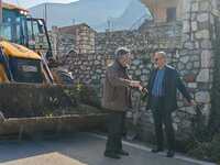 Kατολίσθηση στον δρόμο Άνω Καστριτσίου -...